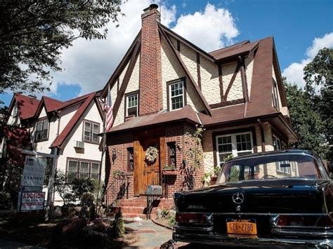 tudor revival a wareham place presso jamaica estate|Donald Trump’s childhood Queens home is up for auction again.